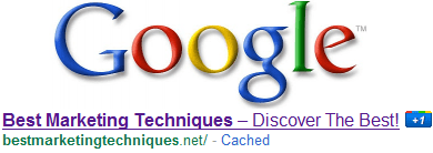 best marketing techniques Google +1