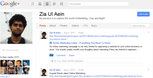 Google Plus Profile